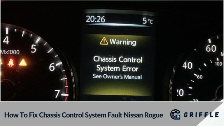 How To Fix Chassis Control System Fault Nissan Rogue