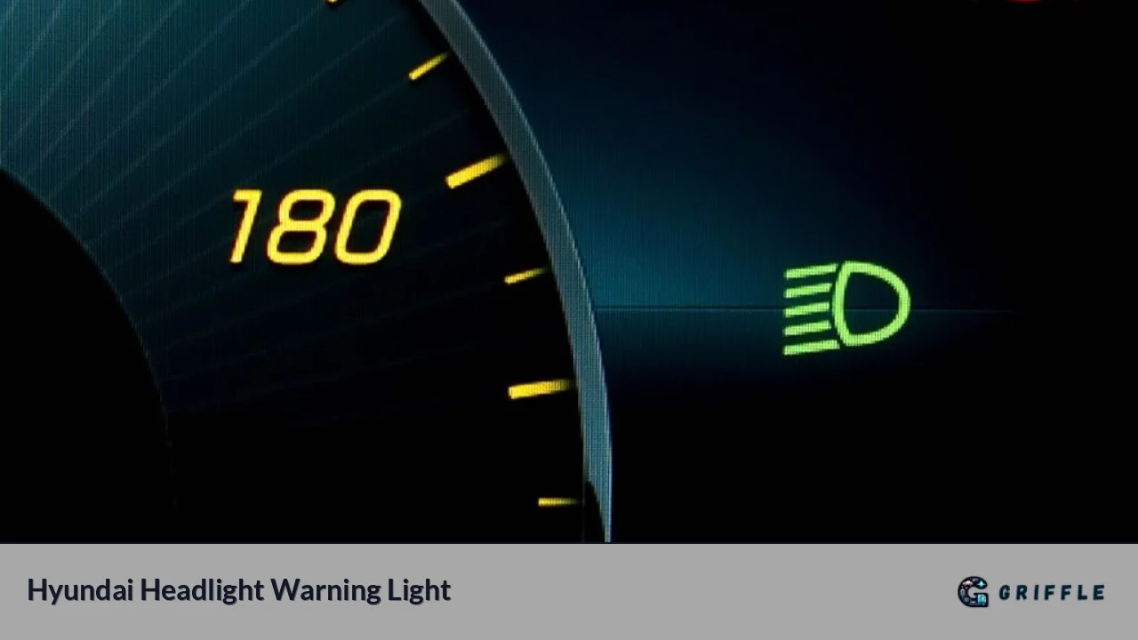 Hyundai Headlight Warning Light