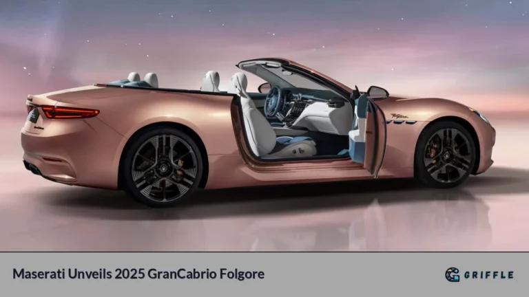 Maserati Unveils 2025 GranCabrio Folgore