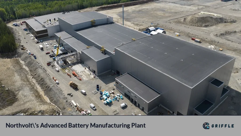 Northvolt's Advanced Battery Manufacturing Plant