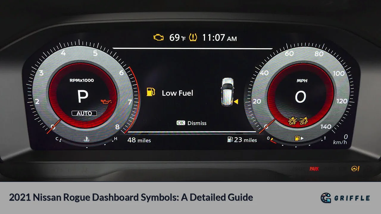 2021 Nissan Rogue Dashboard Symbols: A Detailed Guide