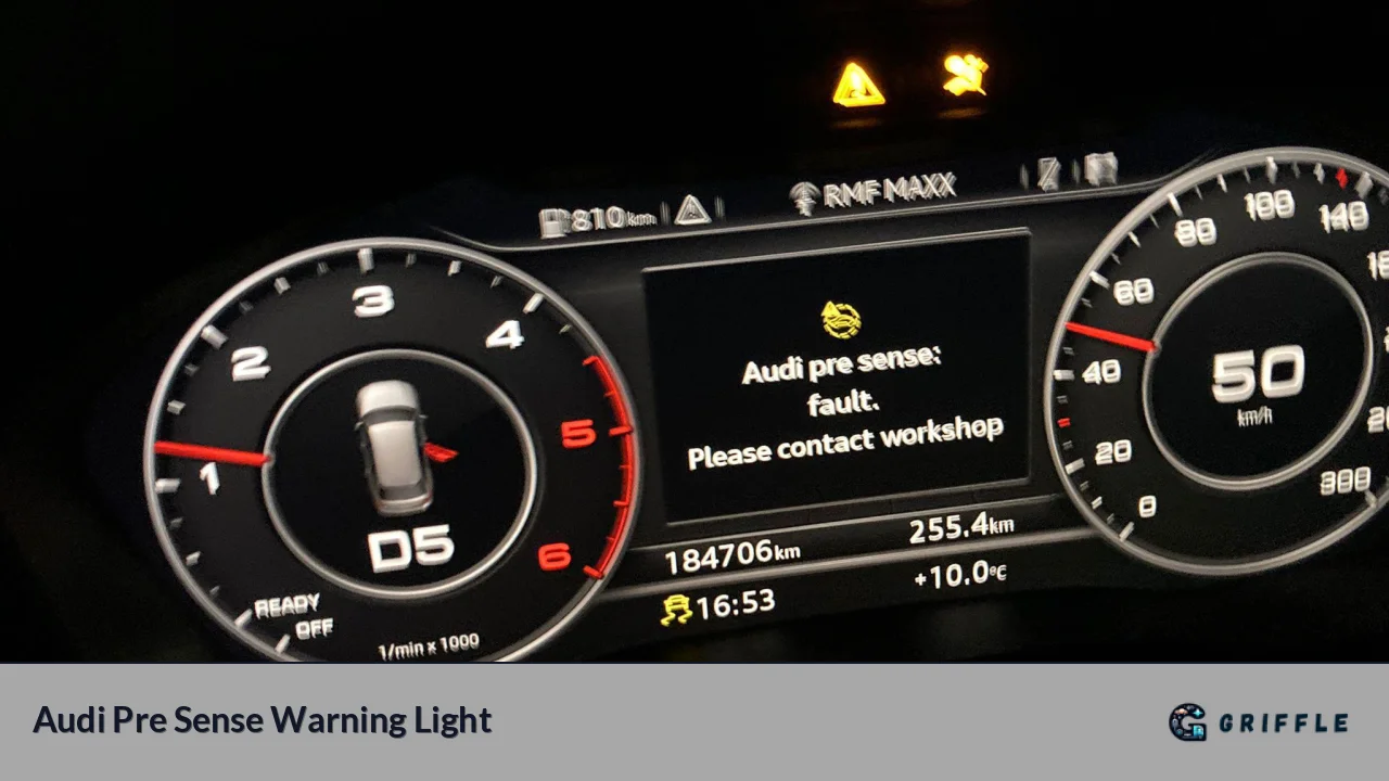 Audi Pre Sense Warning Light