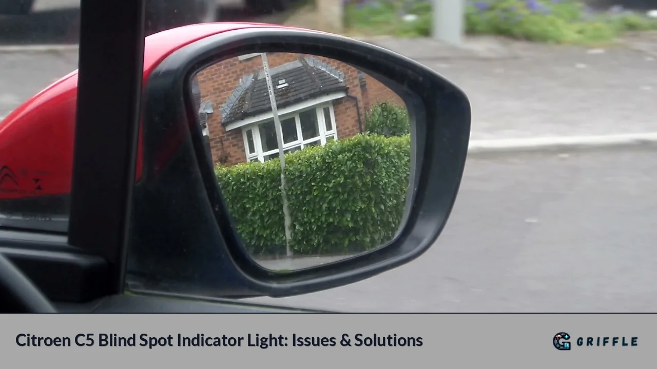 Citroen C5 Blind Spot Indicator Light: Issues & Solutions