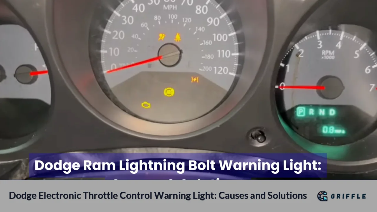 Dodge Electronic Throttle Control Warning Light: Causes and Solutions