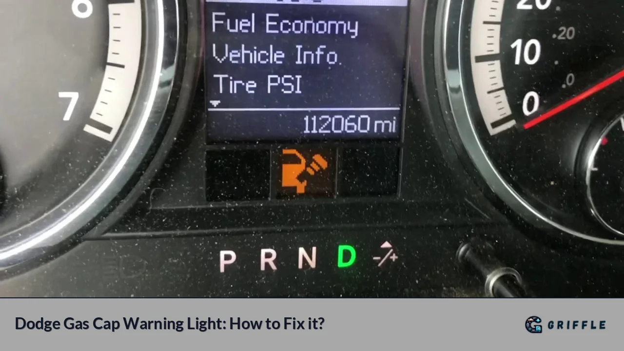 Dodge Gas Cap Warning Light: How to Fix it?