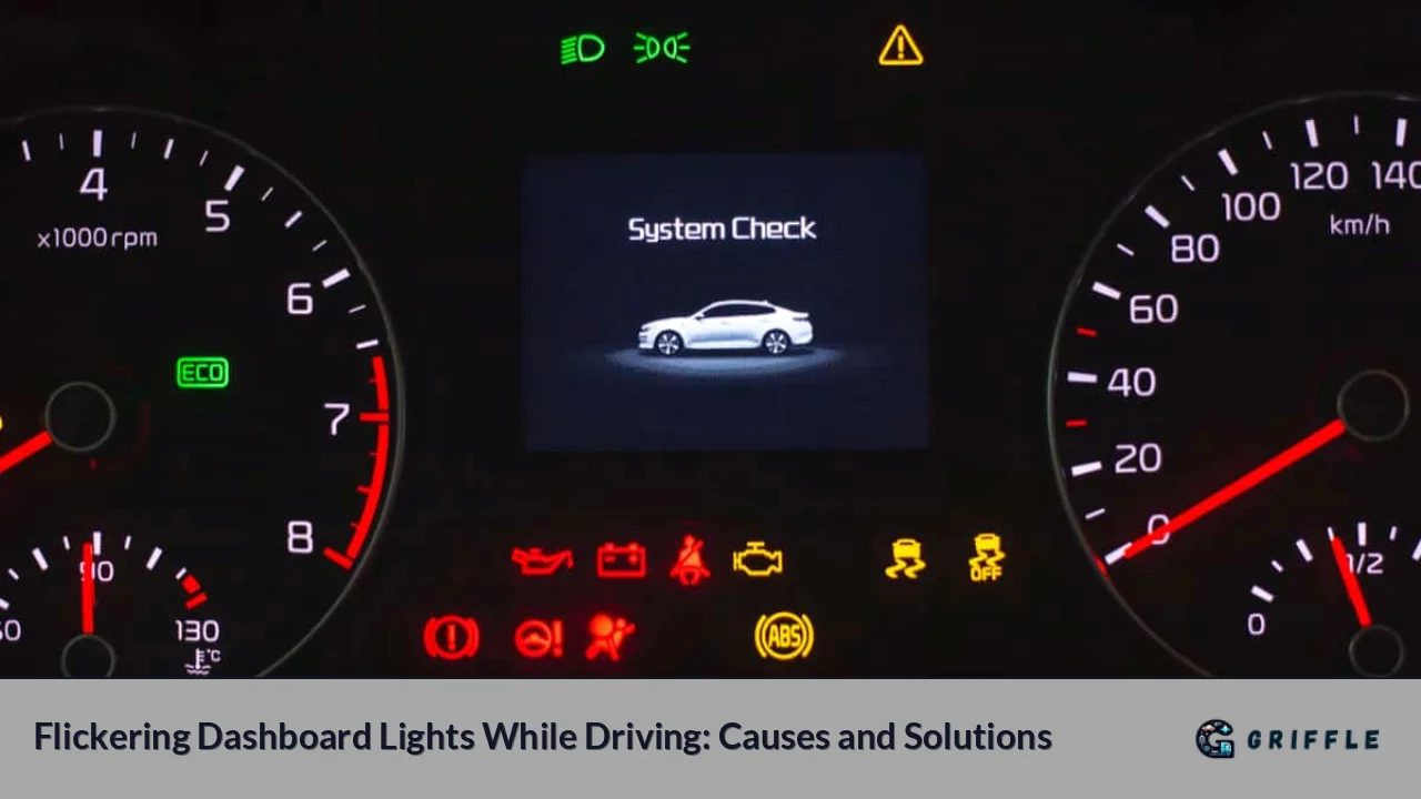 Flickering Dashboard Lights While Driving: Causes and Solutions