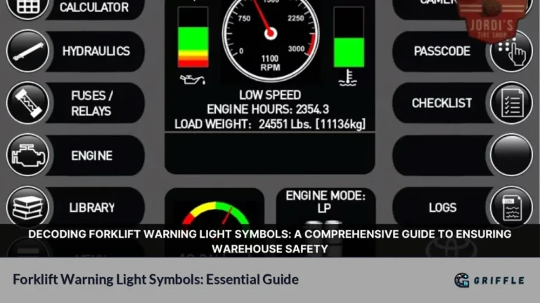 Forklift Warning Light Symbols: Essential Guide