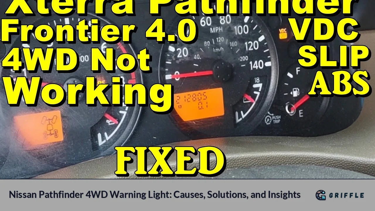 Nissan Pathfinder 4WD Warning Light: Causes, Solutions, and Insights