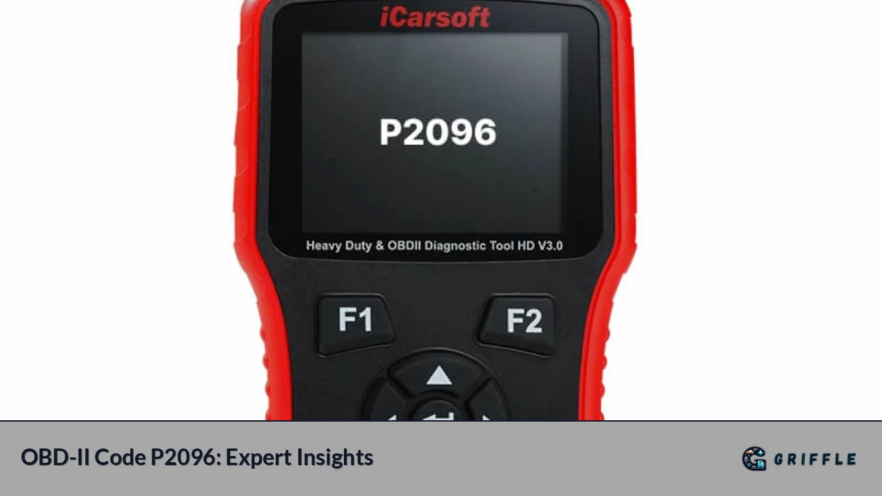 OBD-II Code P2096: Expert Insights