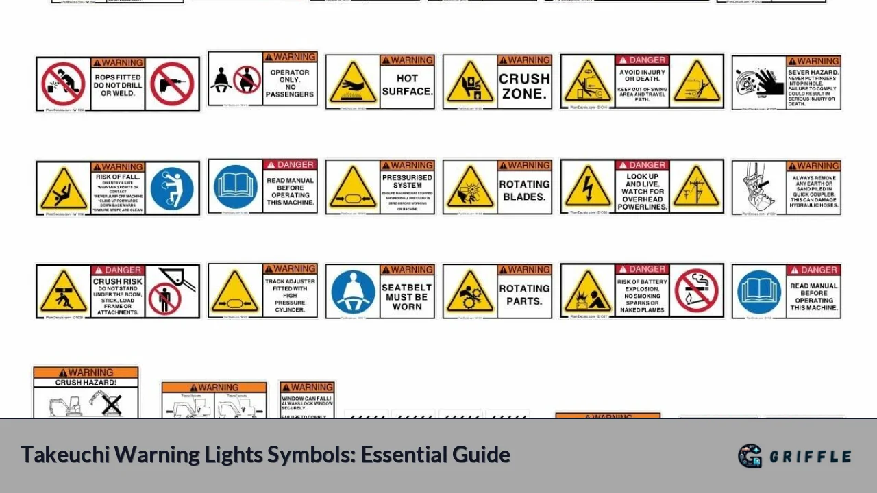 Takeuchi Warning Lights Symbols: Essential Guide