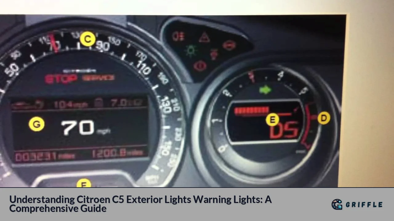 Understanding Citroen C5 Exterior Lights Warning Lights: A Comprehensive Guide