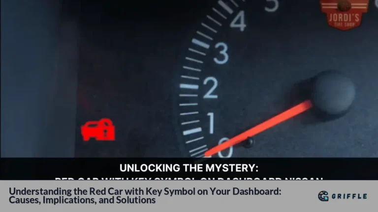 Understanding the Red Car with Key Symbol on Your Dashboard: Causes, Implications, and Solutions