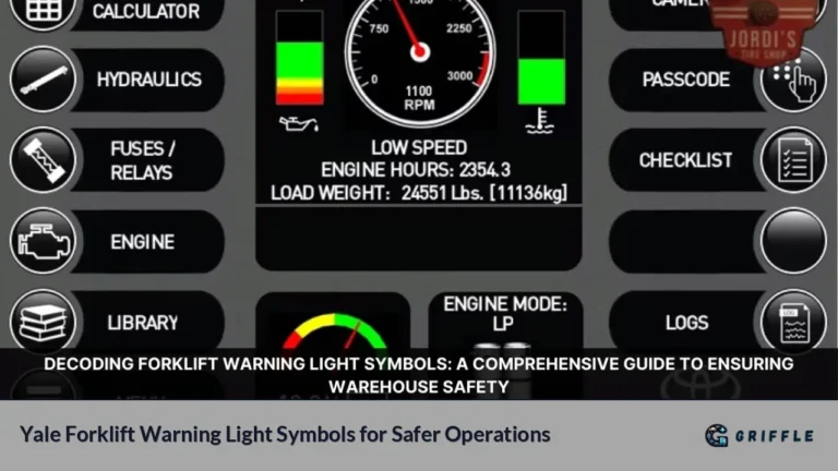 Yale Forklift Warning Light Symbols for Safer Operations